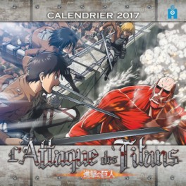 manga - Attaque Des Titans - Calendrier 2017 - Ynnis