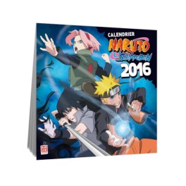 Manga - Calendrier - Naruto Shippuden - 2016 - Kazé