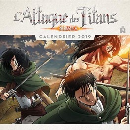 manga - L'Attaque Des Titans - Calendrier 2019 - @Anime