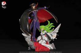 manga - Zero & C.C. - Kitsune Statue