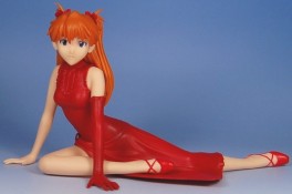 Mangas - Asuka Langley - EX Figure Ver. Red Dress - SEGA