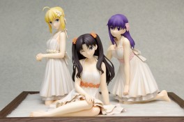 Saber, Rin Tôsaka & Sakura Matô - Set Premium Dream Tech Onepiece Style - Wave