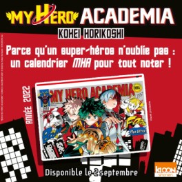 Manga - My Hero Academia - Calendrier 2022 - Ki-oon