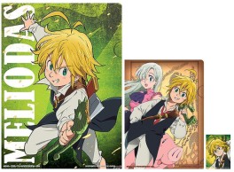 Mangas - Seven Deadly Sins - Lot Pochettes & Sticker Ichiban Kuji Oujo to Meliodas no Bouken 5 - Banpresto