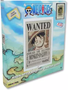 One Piece - Avis De Recherche Luffy Lumineux - Teknofun