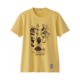 manga - One Piece - T-shirt X Jaune - Uniqlo