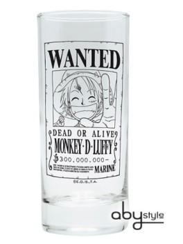 Manga - One Piece - Verre Luffy Wanted - ABYstyle