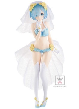 Mangas - Rem - EXQ Figure Ver. Bride Lingerie - Banpresto