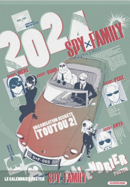 Manga - Spy x Family - Calendrier 2024 - Kurokawa