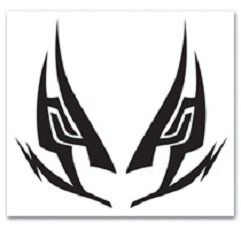 Bleach - Tatouage Temporaire Renji Masque