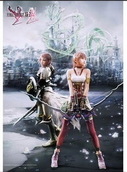 Final Fantasy XIII-2 - Poster Lightning Et Serah