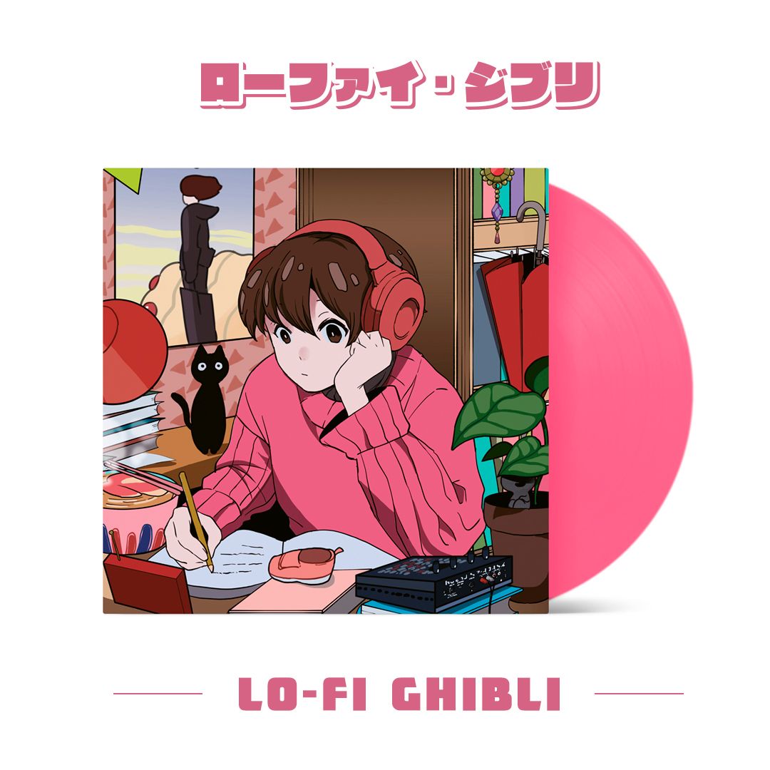 Goodie Lo-Fi Ghibli - Vinyle - Rose opaque - Manga news