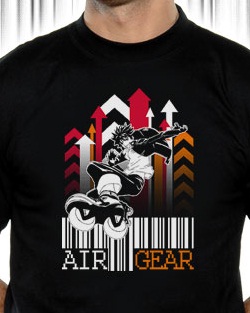 manga - Air Gear - T-shirt Fast & Jump - Nekowear