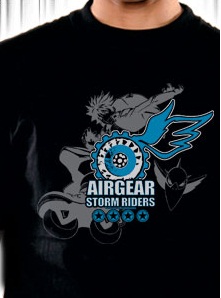 manga - Air Gear - T-shirt Flying - Nekowear