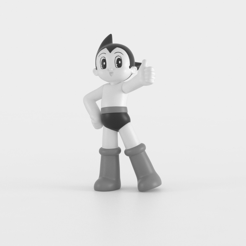goodie - Astro Boy Kawaï - Ver. Noir Et Blanc - Leblon Delienne