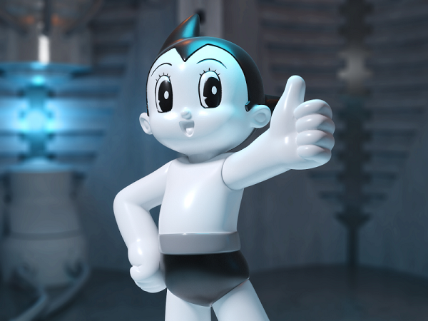 goodie - Astro Boy Life Size - Ver. Noir Et Blanc - Leblon Delienne