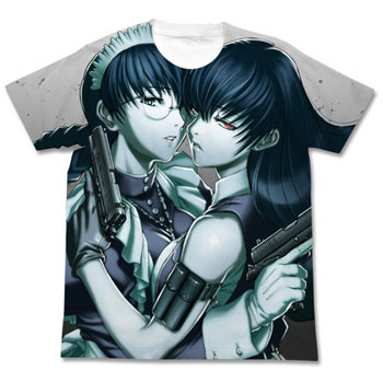 Manga - Black Lagoon - T-shirt Revy & Roberta Full Graphic White - Cospa