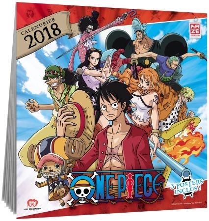 Manga - Manhwa - One Piece - Calendrier 2018 - Kazé