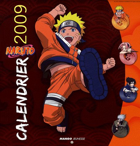 Manga - Manhwa - Calendrier - Naruto - 2009