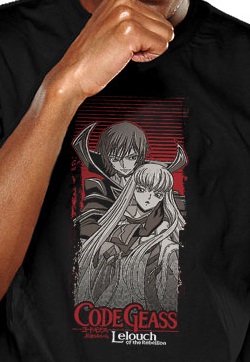 manga - Code Geass - T-shirt Lelouch & C.C. Nekowear