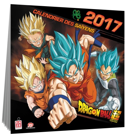 goodie - Dragon Ball Super - Calendrier 2017 - Kazé