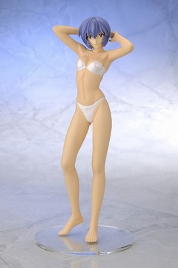 Rei Ayanami - Ver. Swimsuit White 2 - Aizu Project