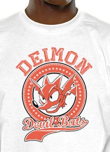Eyeshield 21 - T-shirt Vintage Demon Blanc - Nekowear