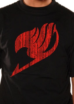 Fairy Tail - T-shirt Logo Noir - Nekowear