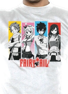 Manga - Manhwa - Fairy Tail - T-shirt The Team Blanc - Nekowear