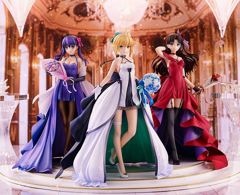 goodie - Saber, Rin Tohsaka & Sakura Matou - Ver. 15th Celebration Dress Premium Box - Good Smile Company