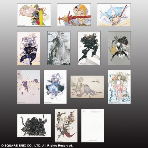 goodie - Final Fantasy - Cartes Postales 25ème Anniversaire - Square Enix