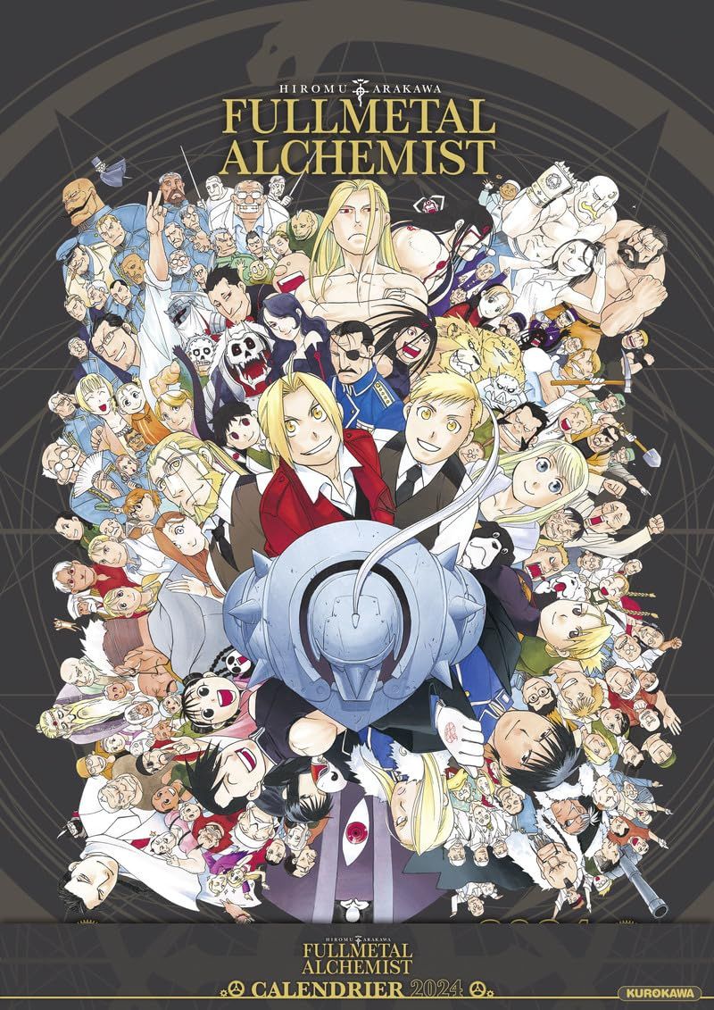 Goodie FullMetal Alchemist - Calendrier 2024 - Kurokawa - Manga news