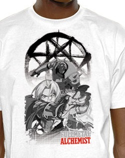 manga - Fullmetal Alchemist - T-shirt Alchemist's Brother Blanc - Nekowear