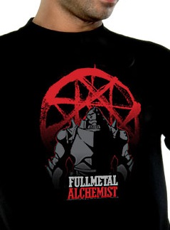 manga - Fullmetal Alchemist - T-shirt Alphonse Noir - Nekowear