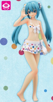 Mangas - Miku Hatsune - PM Figure Ver. Swimsuit Project Diva F - SEGA