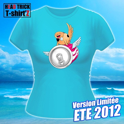 goodie - Head Trick - T-shirt Bleu Bobo'z Eté 2012 Fille