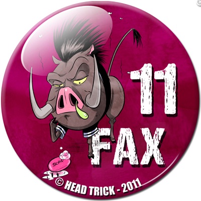 goodie - Head Trick - Badge Chapter Fax Le Phacochere