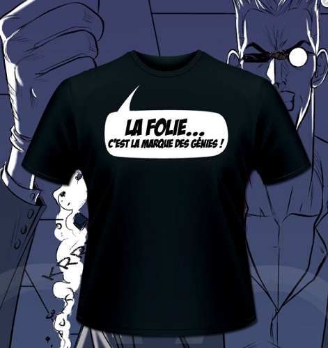 goodie - Head Trick - T-shirt La Folie C'est La Marque Des Génies