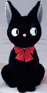 chat kiki la petite sorcière peluche