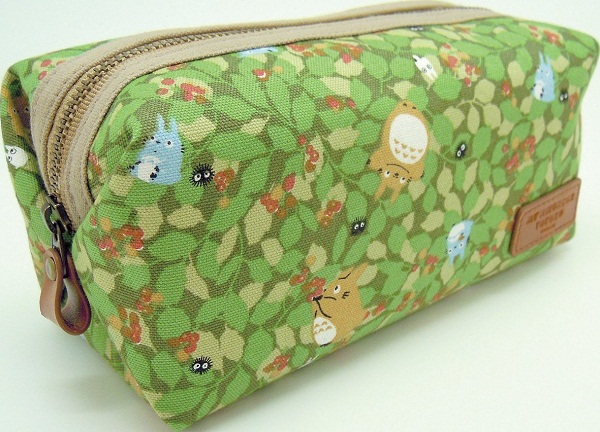 Manga - Manhwa - Mon Voisin Totoro - Trousse Coton Motif Feuilles - Ensky