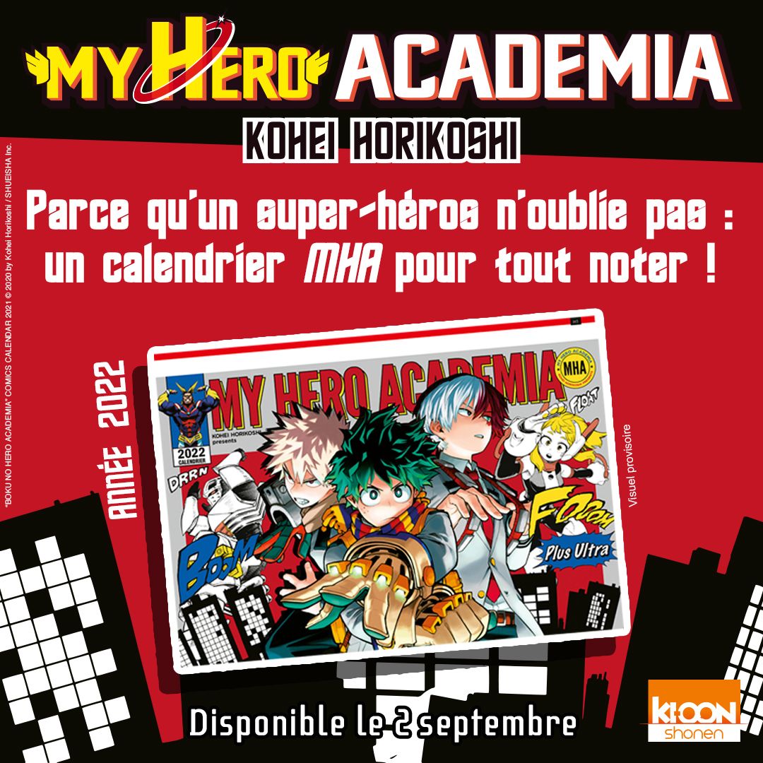 goodie - My Hero Academia - Calendrier 2022 - Ki-oon