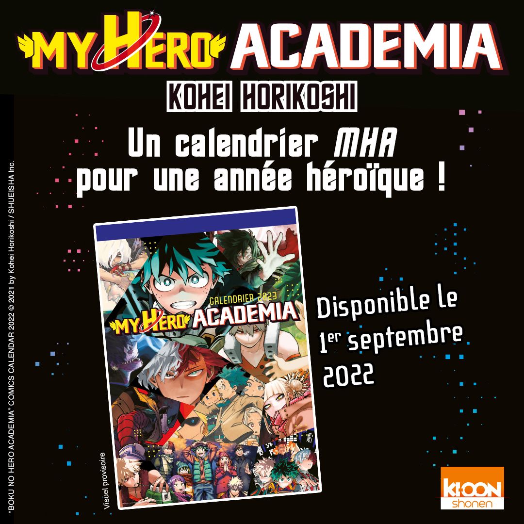 goodie - My Hero Academia - Calendrier 2023 - Ki-oon