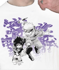manga - Naruto - T-shirt Naruto & Sasuke - Nekowear