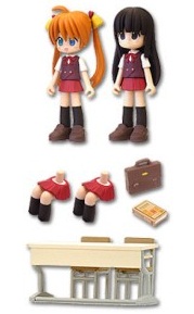 Asuna Kagurazaka & Konoka Konoe - Figumate School Set - Konami