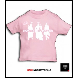 manga - Noob - T-shirt Enfant Rose Noobette