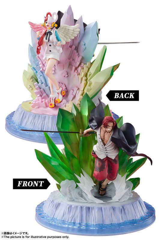 Manga - Manhwa - Shanks Le Roux & Uta - Figuarts ZERO Extra Battle Ver. One Piece Film Red - Bandai