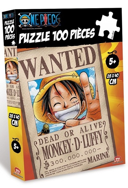 Manga - Manhwa - One Piece - Puzzle 100 Pièces Wanted Luffy - Obyz
