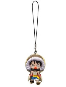 Manga - Manhwa - One Piece - Strap Hommes Poissons - Luffy Ver. Moustache - Bandai