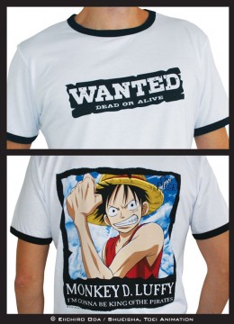 manga - One Piece - T-shirt Dead Or Alive Blanc Homme - ABYstyle