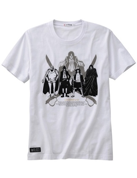 Manga - Manhwa - One Piece - T-shirt Legend Of D Blanc - Uniqlo